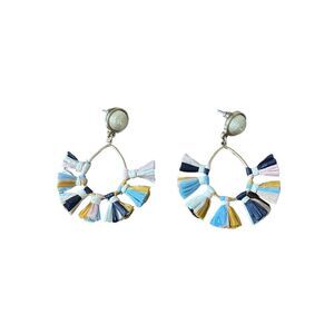 NEW Francesca’s Multicolor Tassel Drop Earrings